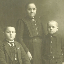 george and his mother anna norwidat (boranofska) and brother